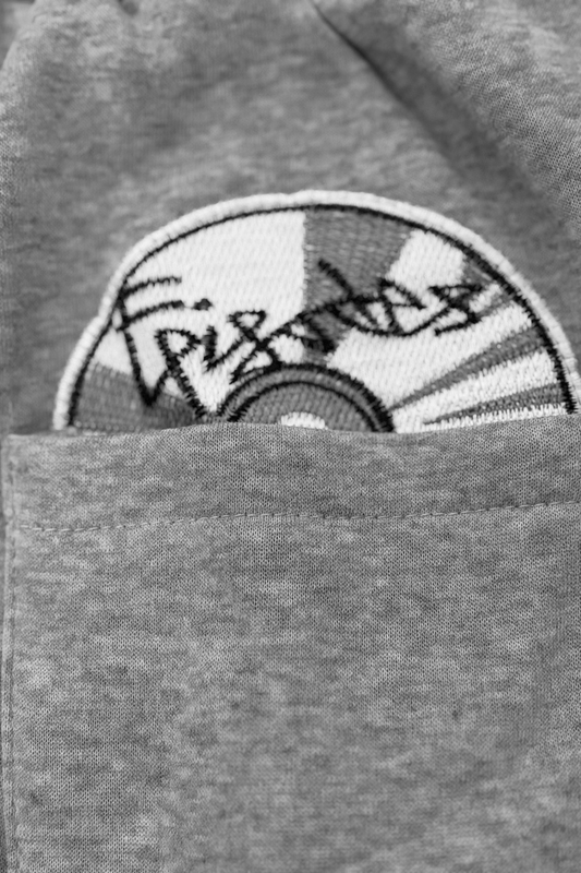 Retro Baggy Sweatpants - black and grey