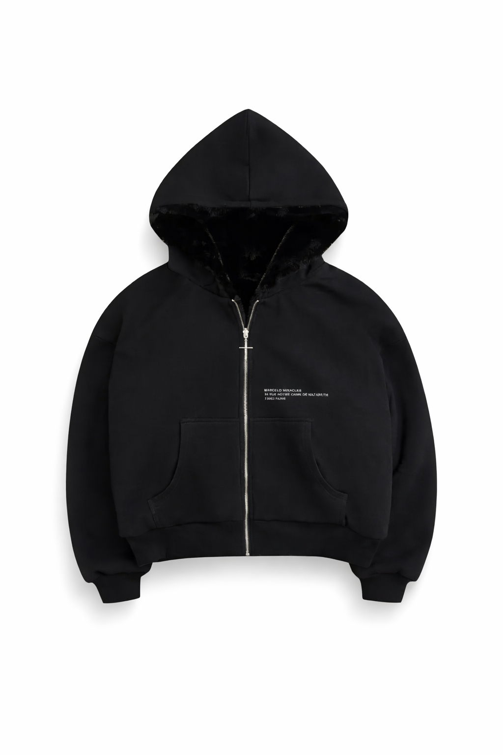 Zip-Up Reversable Hoodie Jacket