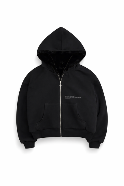 Zip-Up Reversable Hoodie Jacket