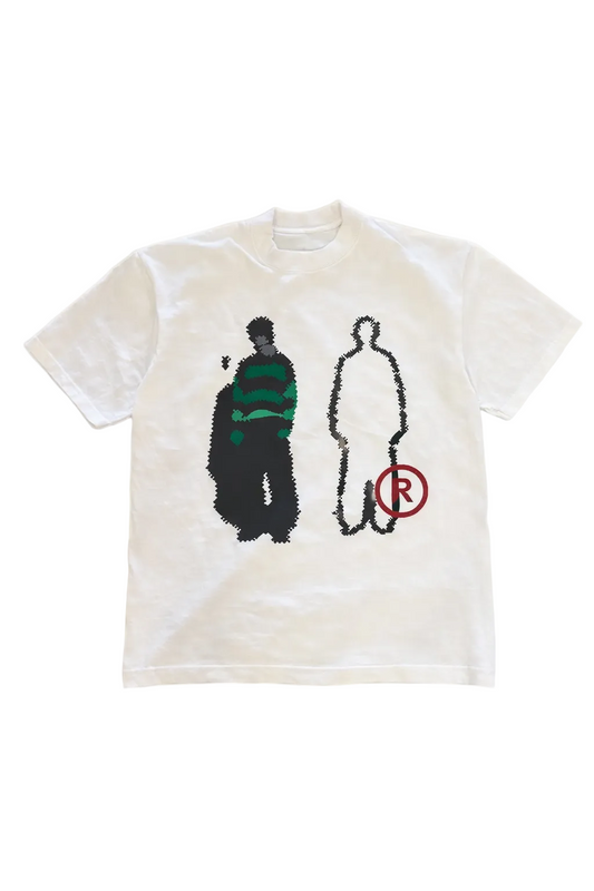 White Pixel Graphic tee