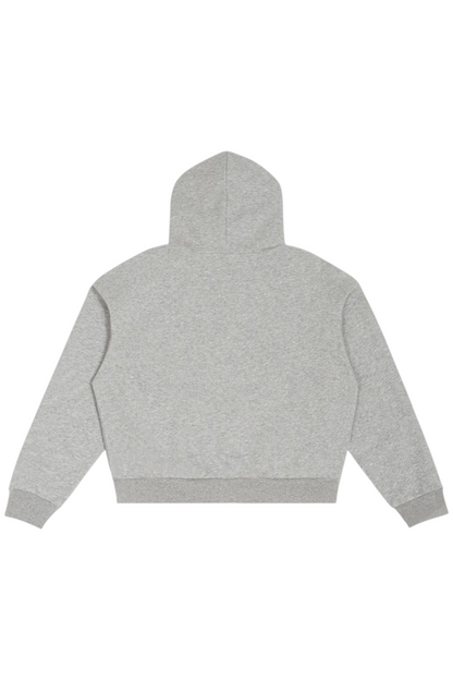 Plaid Boxy Zip Hoodie