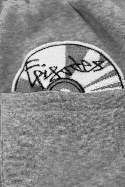 Retro Baggy Sweatpants - black and grey