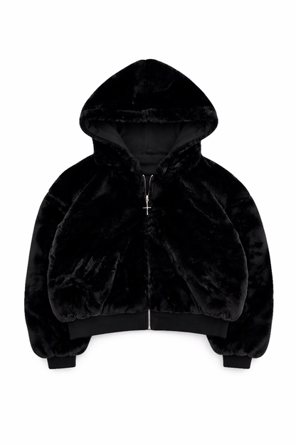 Zip-Up Reversable Hoodie Jacket