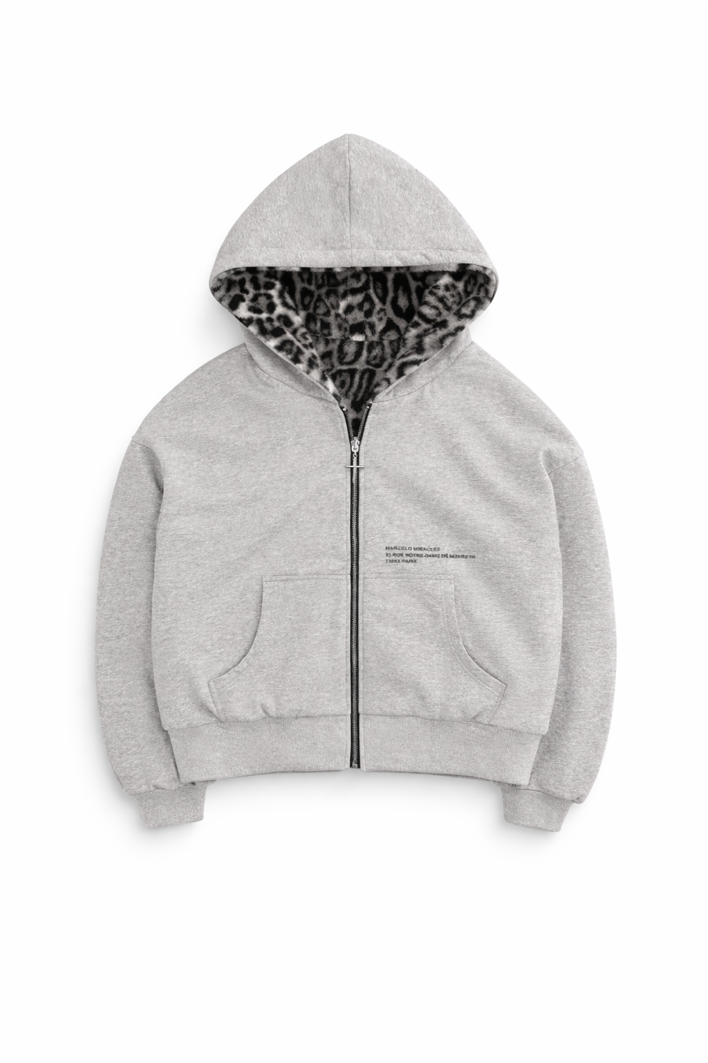 Zip-Up Reversable Hoodie Jacket